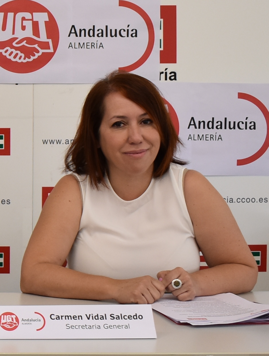 Carmen Vidal, Secretaria General de UGT Almería